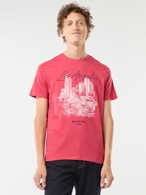 T-shirt stampata a maniche corte - Kiabi