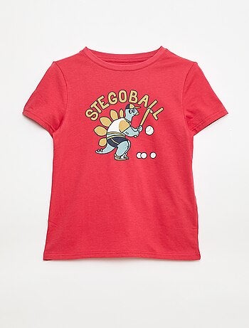 T-shirt stampata a maniche corte