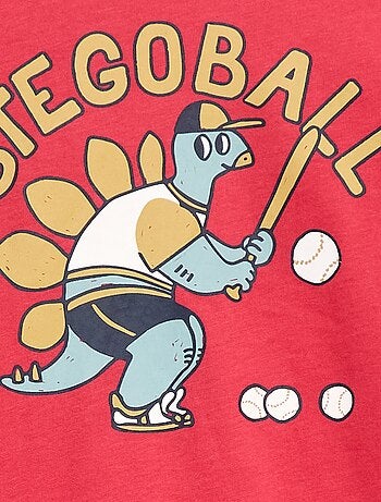 T-shirt stampata a maniche corte