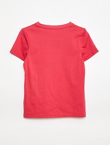 T-shirt stampata a maniche corte