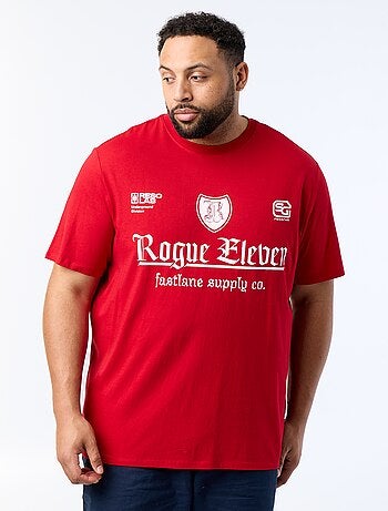 T-shirt stampata a maniche corte