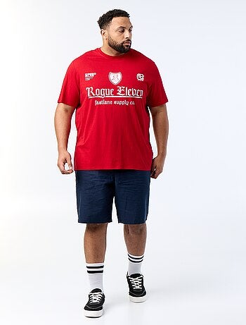 T-shirt stampata a maniche corte