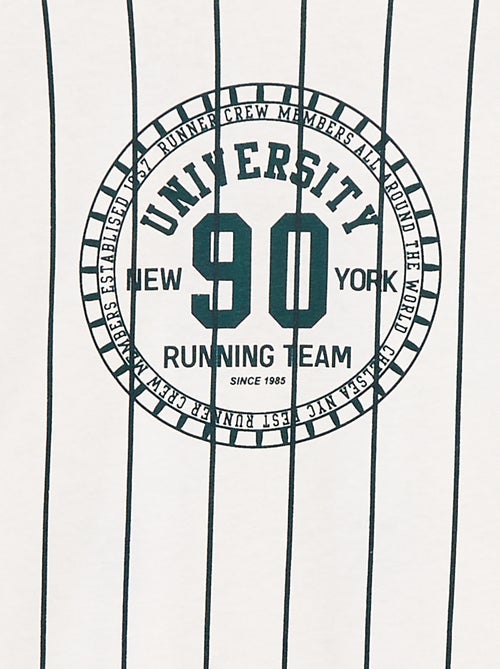 T-shirt stampata a maniche corte stile college americano - Kiabi