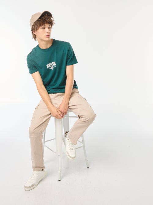 T-shirt stampata a maniche corte - Kiabi