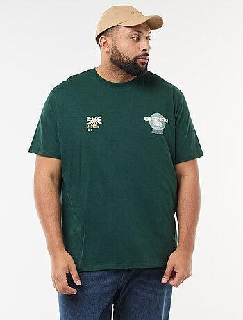 T-shirt stampata a maniche corte