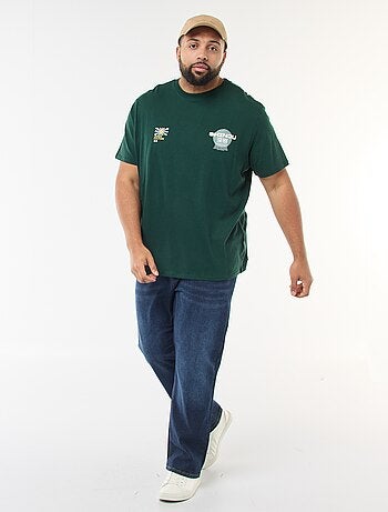 T-shirt stampata a maniche corte