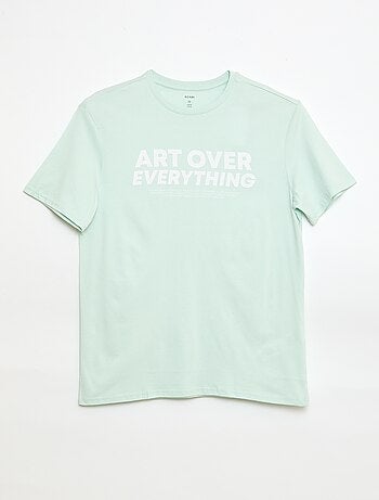 T-shirt stampata a maniche corte