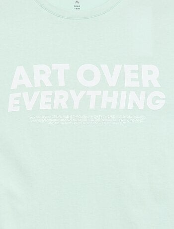 T-shirt stampata a maniche corte