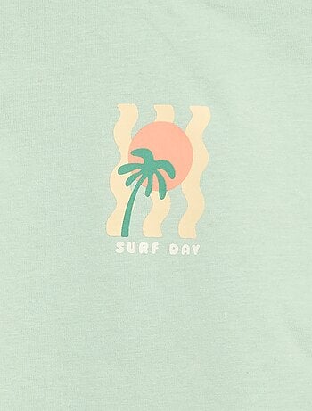T-shirt stampata a maniche corte