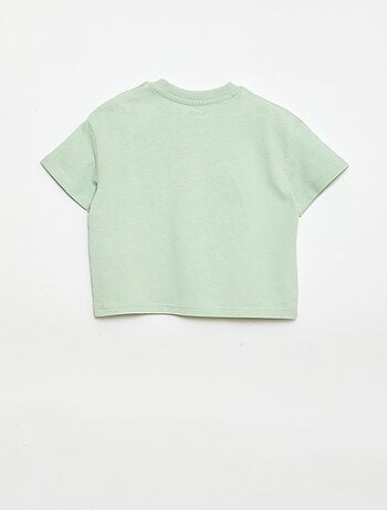 T-shirt stampata a maniche corte