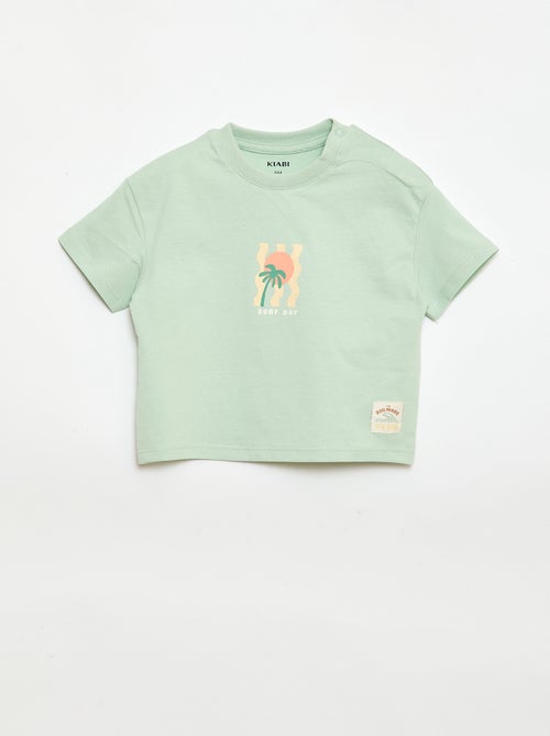 T-shirt stampata a maniche corte - Kiabi