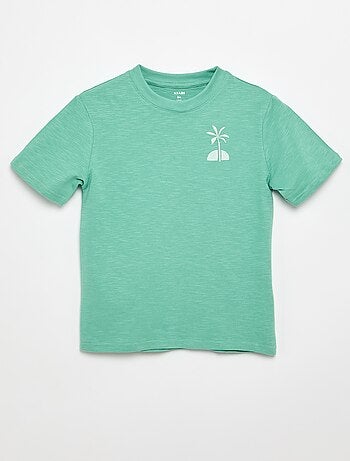 T-shirt stampata a maniche corte