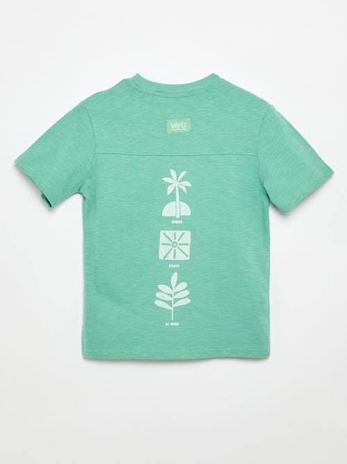 T-shirt stampata a maniche corte - Kiabi