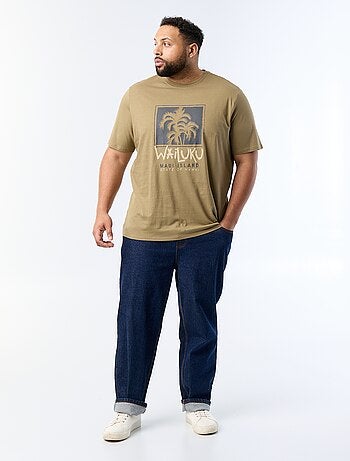 T-shirt stampata a maniche corte