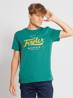 Ragazzo 10-18 anni - T-shirt stampata a maniche corte - Kiabi