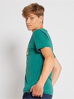 Ragazzo 10-18 anni - T-shirt stampata a maniche corte - Kiabi