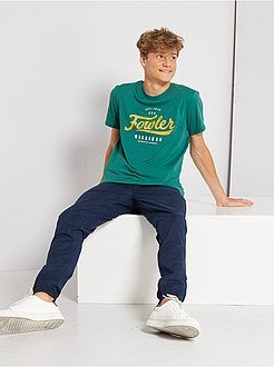 Ragazzo 10-18 anni - T-shirt stampata a maniche corte - Kiabi