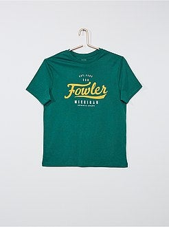 Ragazzo 10-18 anni - T-shirt stampata a maniche corte - Kiabi