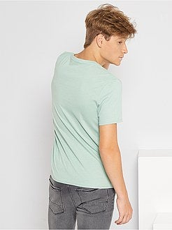 Ragazzo 10-18 anni - T-shirt stampata a maniche corte - Kiabi