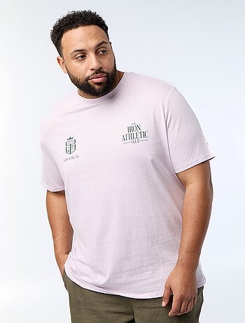 T-shirt stampata a maniche corte