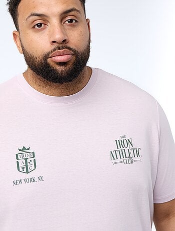 T-shirt stampata a maniche corte