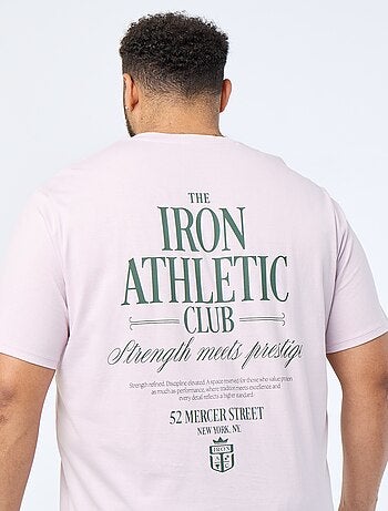 T-shirt stampata a maniche corte