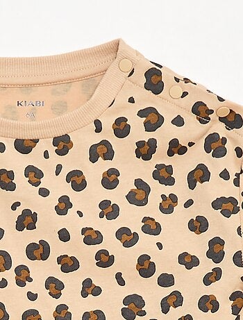 T-shirt stampata a maniche lunghe - collezione facile da indossare