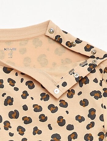 T-shirt stampata a maniche lunghe - collezione facile da indossare