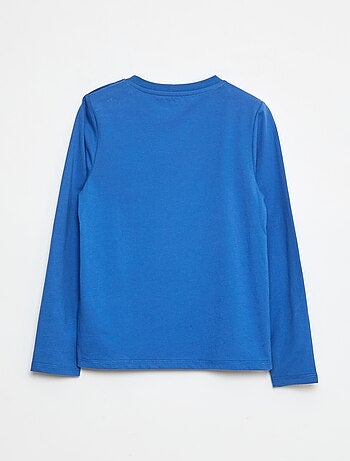 T-shirt stampata a maniche lunghe - collezione facile da indossare