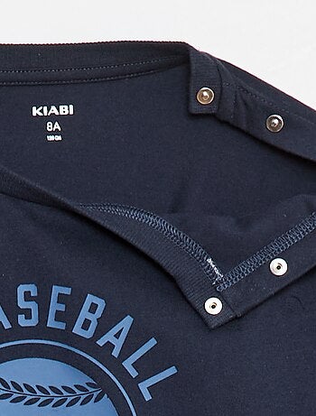 T-shirt stampata a maniche lunghe - collezione facile da indossare