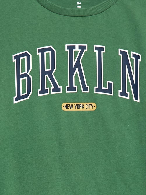 T-shirt stampata a maniche lunghe - collezione facile da indossare - Kiabi