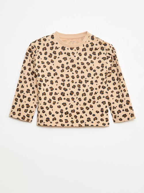 T-shirt stampata a maniche lunghe - So Easy - Kiabi