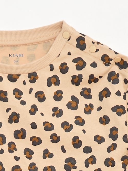 T-shirt stampata a maniche lunghe - So Easy - Kiabi