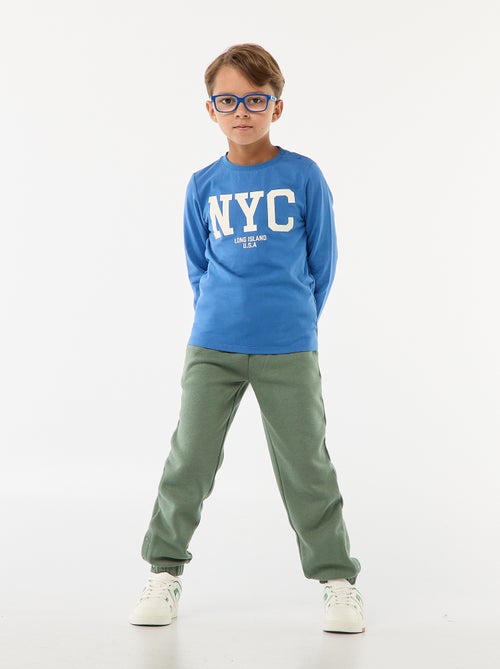 T-shirt stampata a maniche lunghe - So Easy - Kiabi