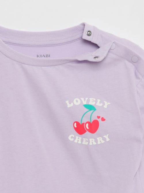 T-shirt stampata a maniche lunghe - So Easy - Kiabi