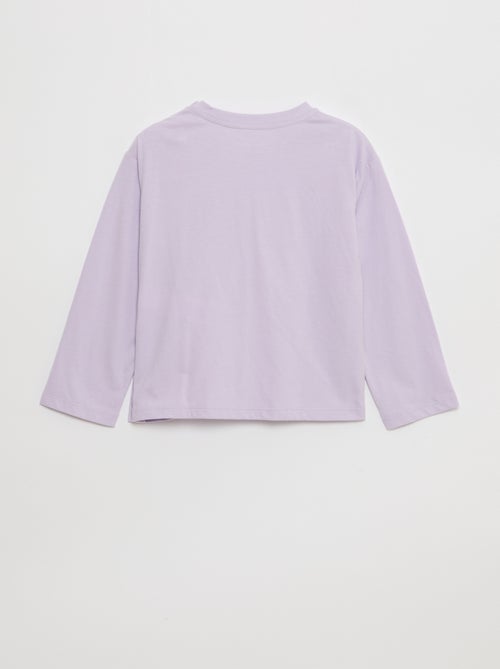 T-shirt stampata a maniche lunghe - So Easy - Kiabi