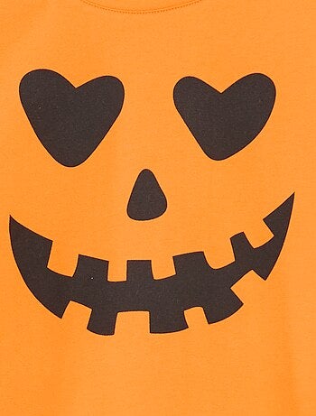 T-shirt stampata a maniche lunghe