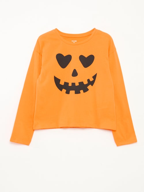 T-shirt stampata a maniche lunghe - Kiabi