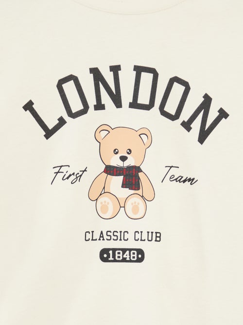 T-shirt stampata a maniche lunghe - Kiabi