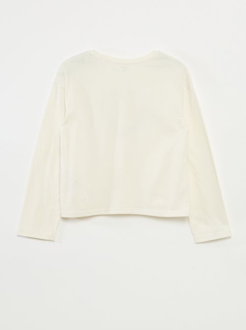 T-shirt stampata a maniche lunghe - Kiabi