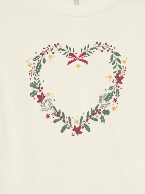 T-shirt stampata a maniche lunghe - Kiabi