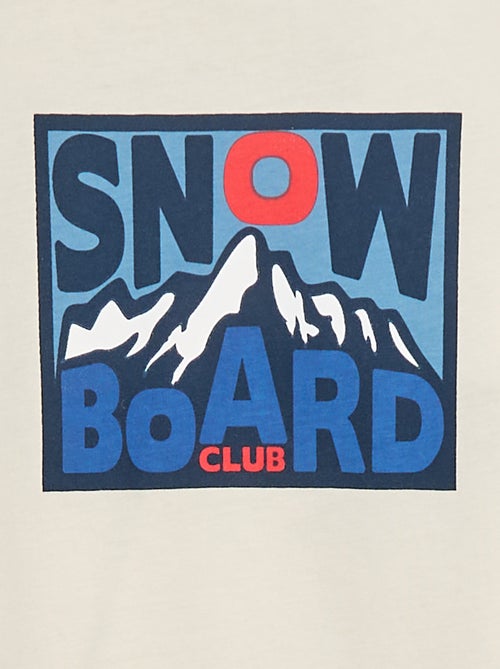 T-shirt stampata a maniche lunghe - Kiabi