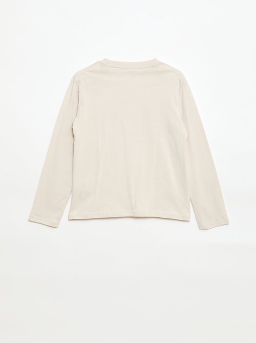 T-shirt stampata a maniche lunghe - Kiabi