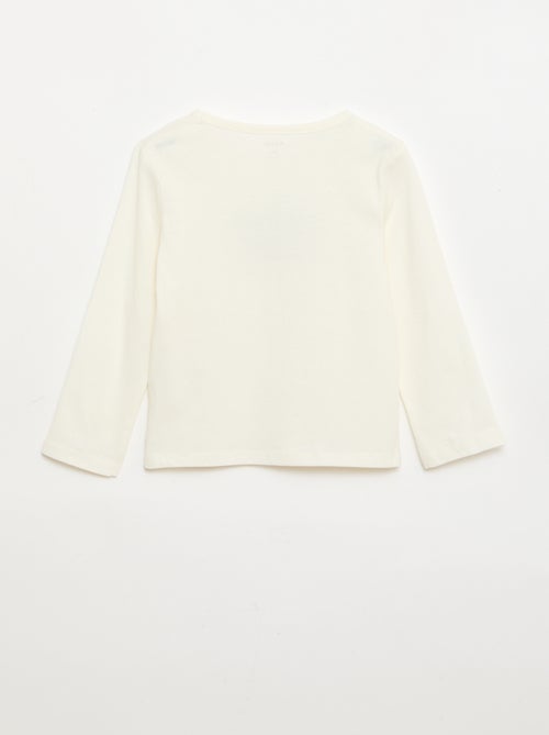 T-shirt stampata a maniche lunghe - Kiabi