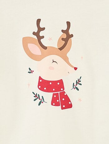 T-shirt stampata a maniche lunghe