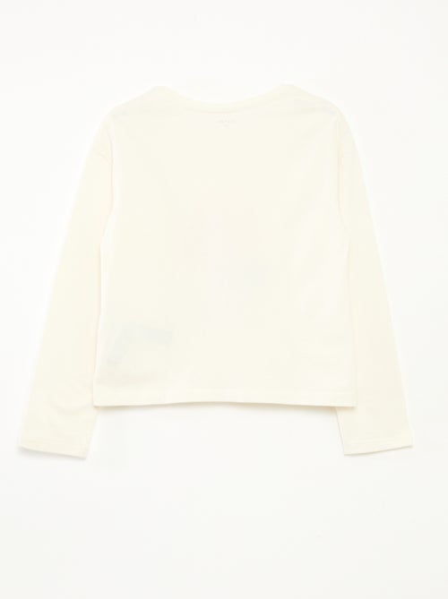 T-shirt stampata a maniche lunghe - Kiabi