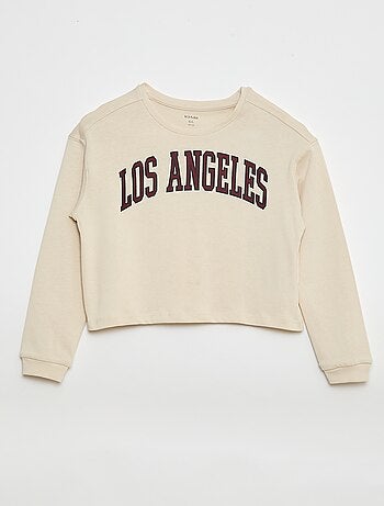 T-shirt stampata a maniche lunghe