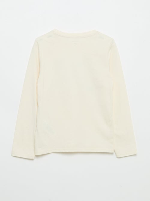 T-shirt stampata a maniche lunghe - Kiabi