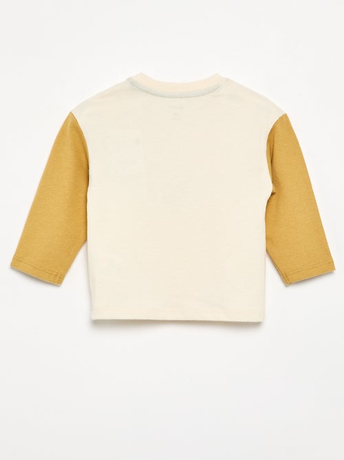 T-shirt stampata a maniche lunghe - Kiabi T-shirt stampata a maniche lunghe - Kiabi