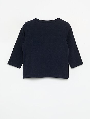 T-shirt stampata a maniche lunghe